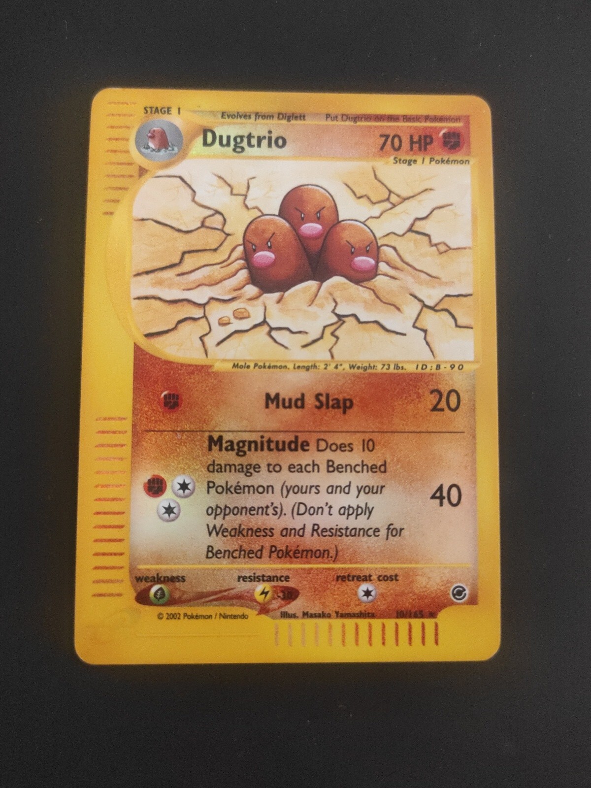 POKÉMON EXPEDITION reverse Holo Dugtrio 10/165 Near Mint ENG