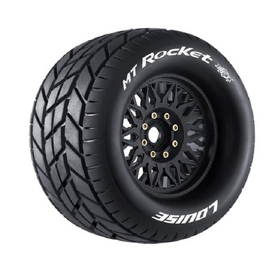 LOUISE LOUT3320X MT-ROCKET MFT 1:8 sport 3.8 Felge schwarz (2) Hex 17mm