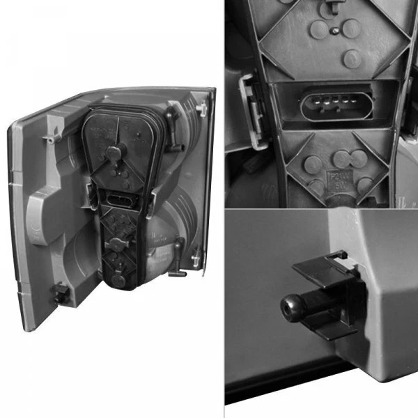 Lanternas traseiras Spyder 5075864 preto vermelho/fumaça euro para 06-09 Land Rover Range Rover - Imagem 2 de 4