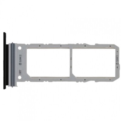 SIM TRAY FOR SAMSUNG GALAXY NOTE 10 DUAL 2 SIM CARD ADAPTER BLACK