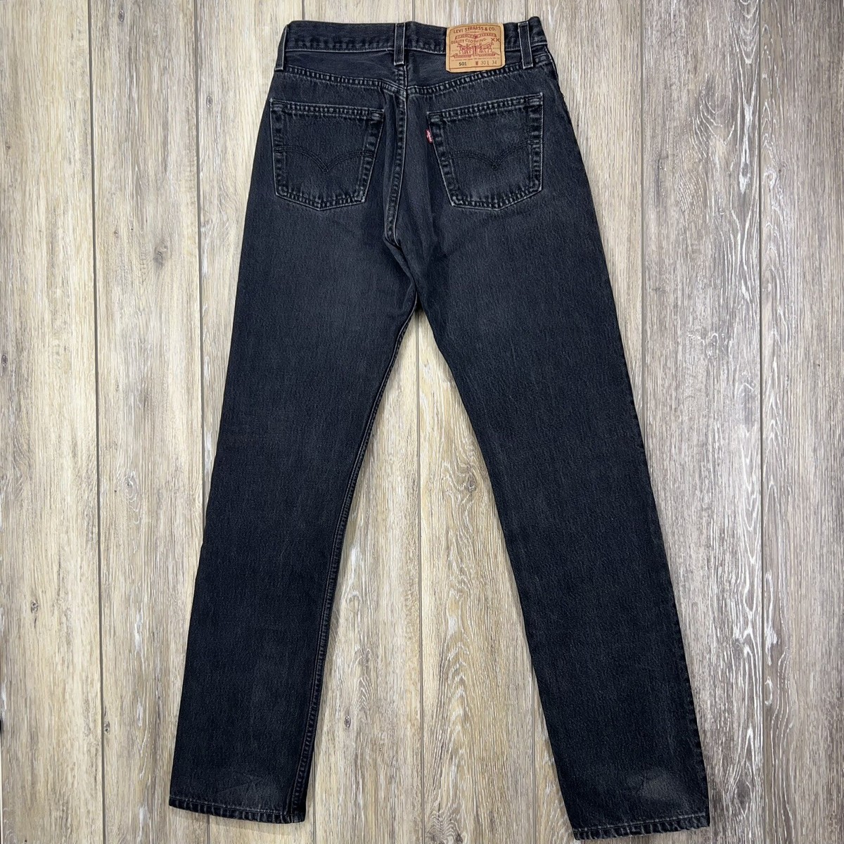 Levi's 501 黒ストライプ W32 L32 USA製 USED Vintage Levi's 501 27x31 Black Made In USA 1990's Pre-Owned | eBay