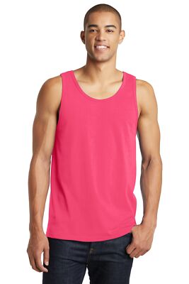 District DT5300 Mens Sleeveless The Concert Round Neck Stylish Tank Top
