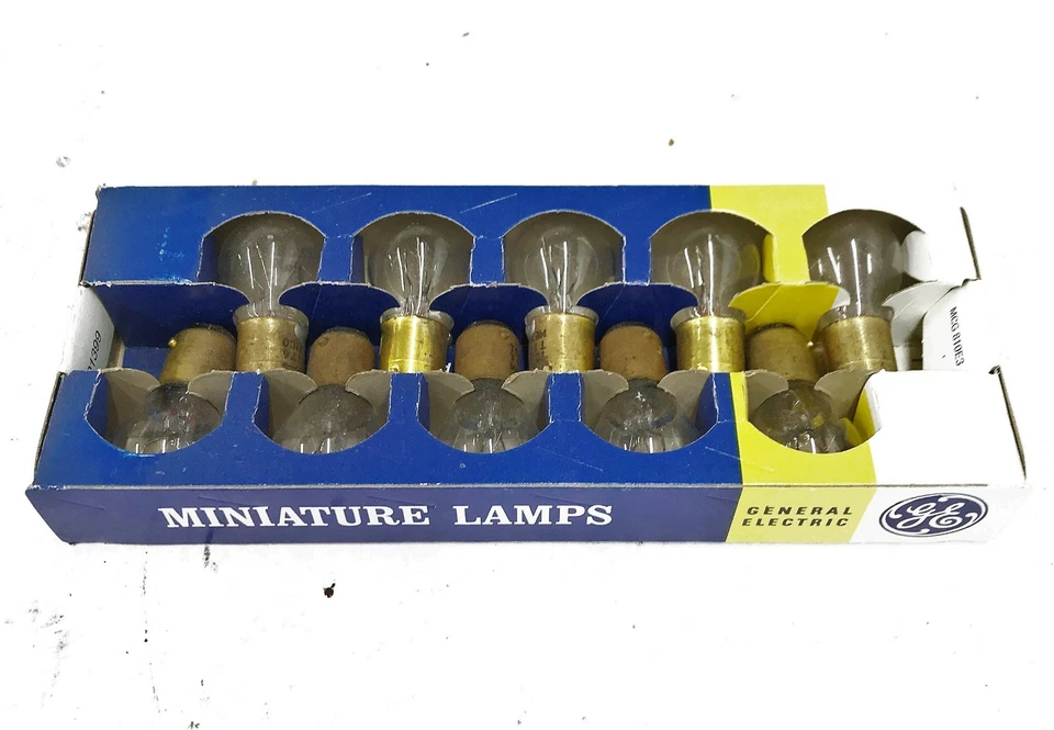 Bombilla automotriz miniatura General Electric GE 1176 [Lote de 10] Nueva de Lote Antiguo Foto 2 de 4