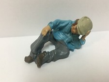 Just Plain Folk 4007 G Scale Train Figure Hobo Resting With Hand On Head NEW