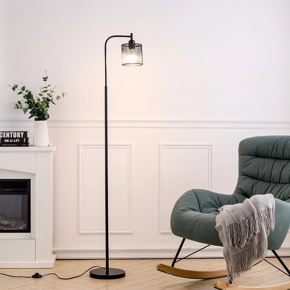 Black free on sale standing lamp