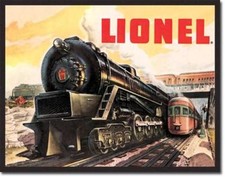 Lionel Eisenbahn USA Nostalgie Lok 5200 Metall Deko Schild