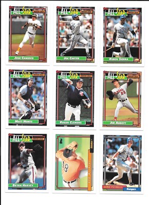1992 Topps Baseball Trading Cards / Choose #s 401 - 600 / mb16