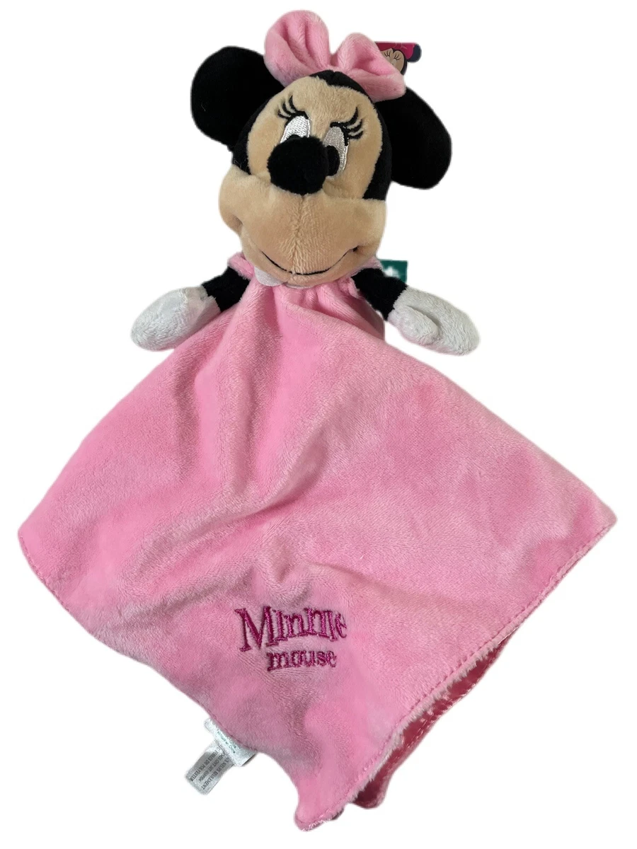 Disney Baby Minnie Mouse Blanky Doudou for Baby Pink 0 New With Tags