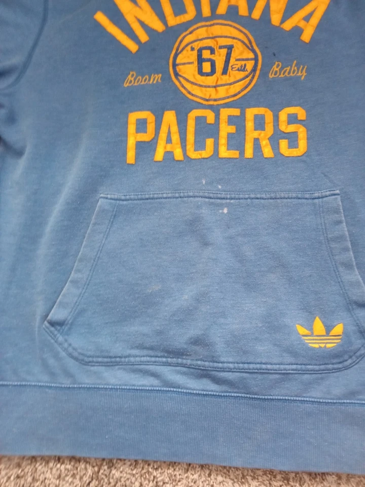 Vintage Indiana Pacers boom baby 67 est. adidas NBA Sweatshirt / hoodie size Med - Image 3 of 4