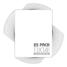 25 PCS 11x14 Inch White Backing Boards 4-Ply Cardboard For Picture/Photo/Frame