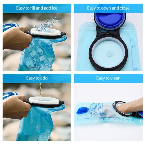 1 Pack Hydration Bladder, 2L Water Reservoir, Leakproof - Picture 5 of 7
