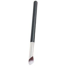 Ergonomic Angled Concealer Brush for Under Eye with Durable Synthetic Fibers