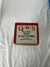 QRS Player Piano Word Roll The Church In The Wildwood #963