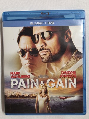 Pain  Gain   Blu-ray   Blu-ray   Mark Wahlberg - VERY GOOD   Free Shipping
