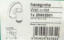 Hansgrohe 28882001 Wall Outlet S W/ Check Val...