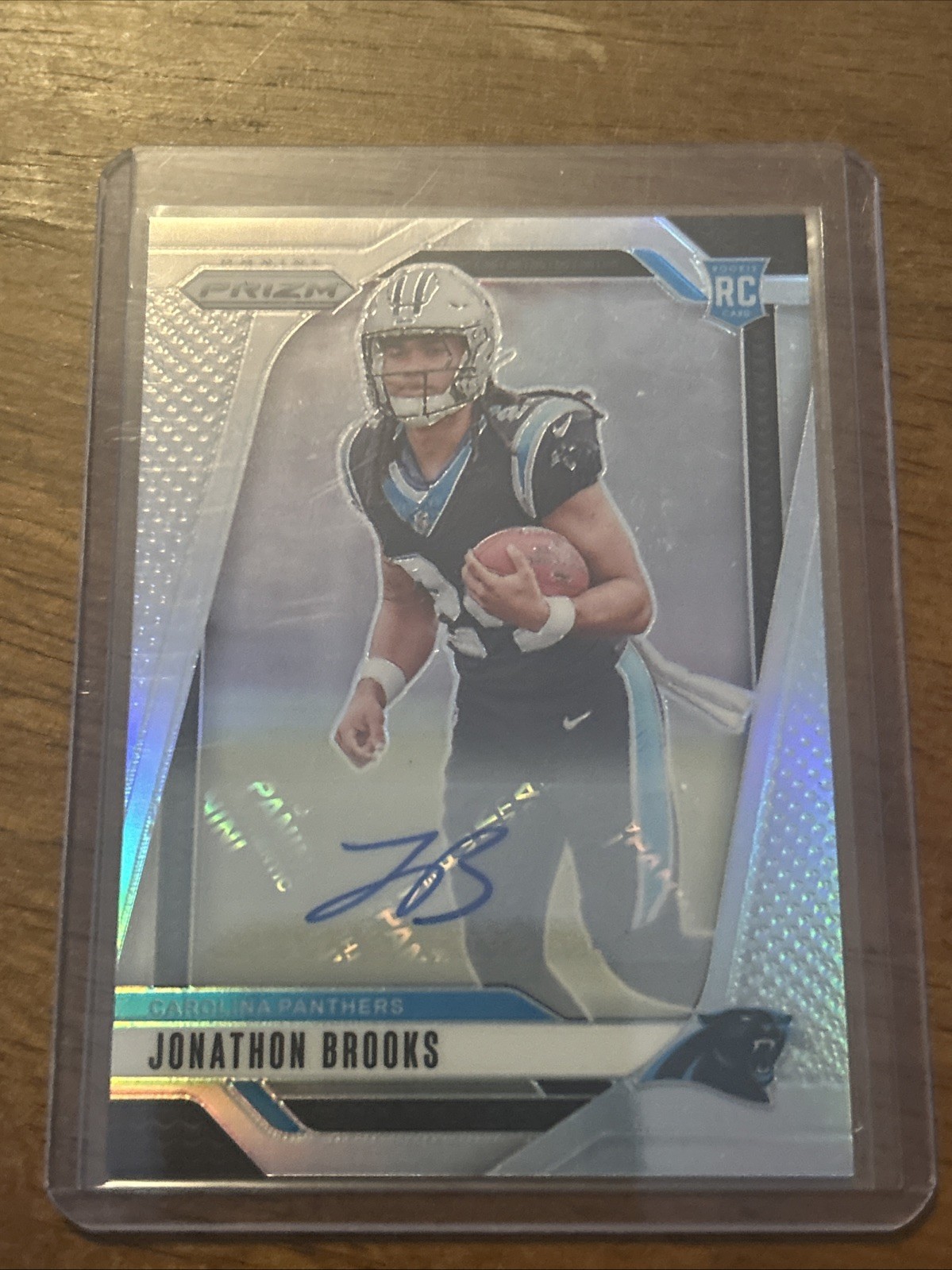 2024 Panini Prizm - Rookies Jonathon Brooks #357 Silver Prizm Autographs