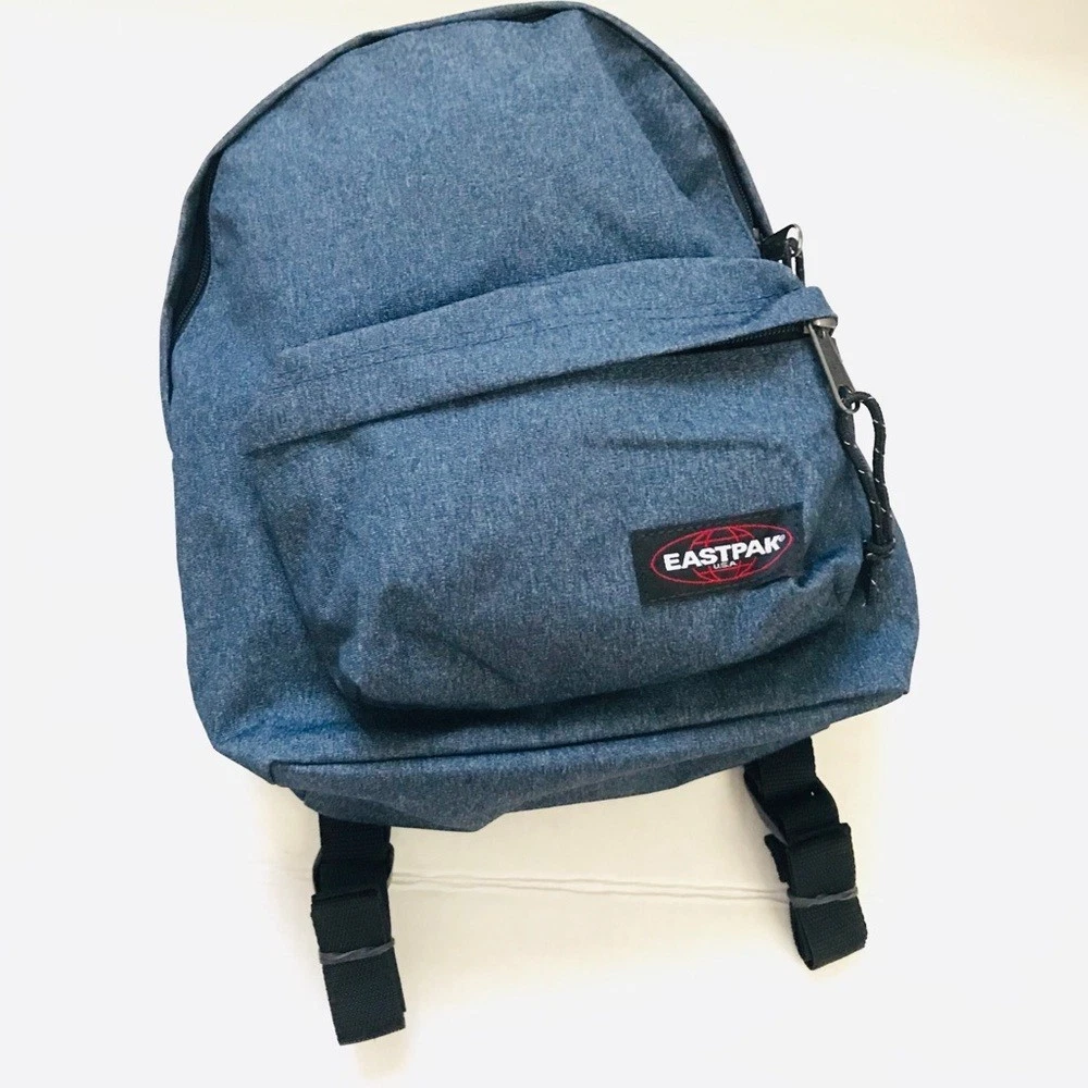 NEW J Crew X Eastpak Mini Orbit Backpack 10L NWT Double Denim Padded Double Black Denim | Backpack | Eastpak main image 2