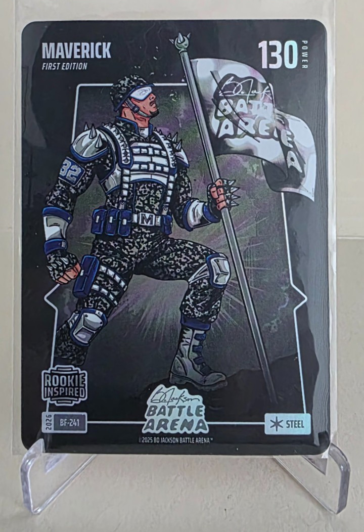 2026 BO JACKSON BATTLE ARENA MAVERICK COOPER FLAGG STEEL BATTLEFOIL BF-241