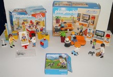 Playmobil 70034 Kinderarzt - 9267 Wohnzimmer m. Lichteffekt - 70162 Junge + Hund