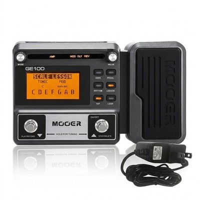 Electric Guitar Multi-Effects Pedal 66 Effects LCD 180s Loop Record + US Adapter