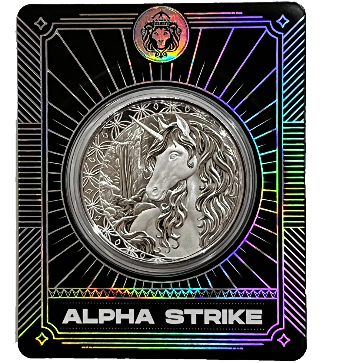 2025 ALPHA STRIKE Unicorn 1 oz 999 Fine Silver Scottsdale Mint