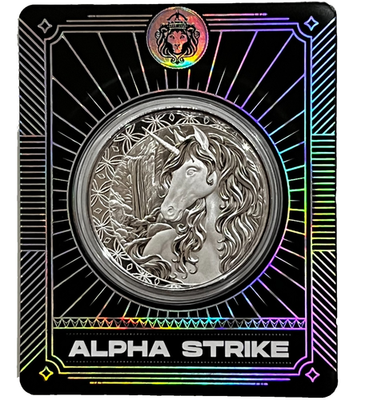 2025 ALPHA STRIKE Unicorn 1 oz 999 Fine Silver Scottsdale Mint