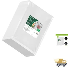 200 Pack Precut BPA Free Vacuum Sealer Bags 8" x 12" for Sous Vide Cooking