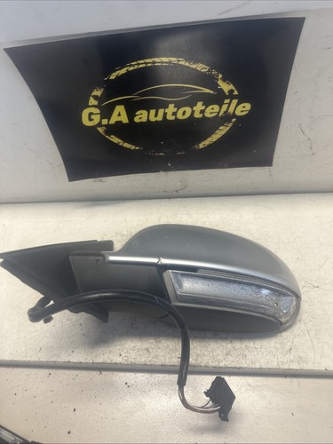 Außenspiegel Seitenspiegel links (Silber LA7W) für VW Golf 5 Passat 3C Gebrochen