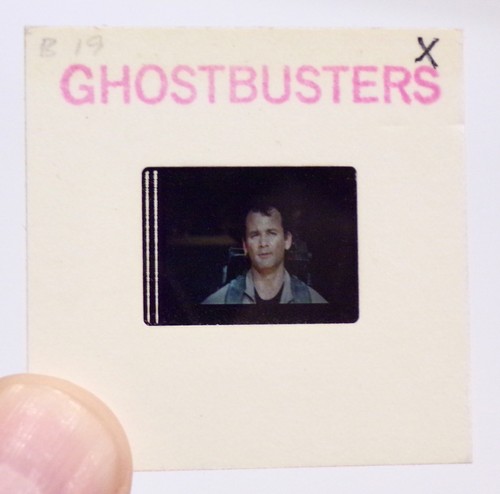Ghostbusters PETER VENKMAN Bill Murray 35mm Film Frame Cell in Slide Mount 1984