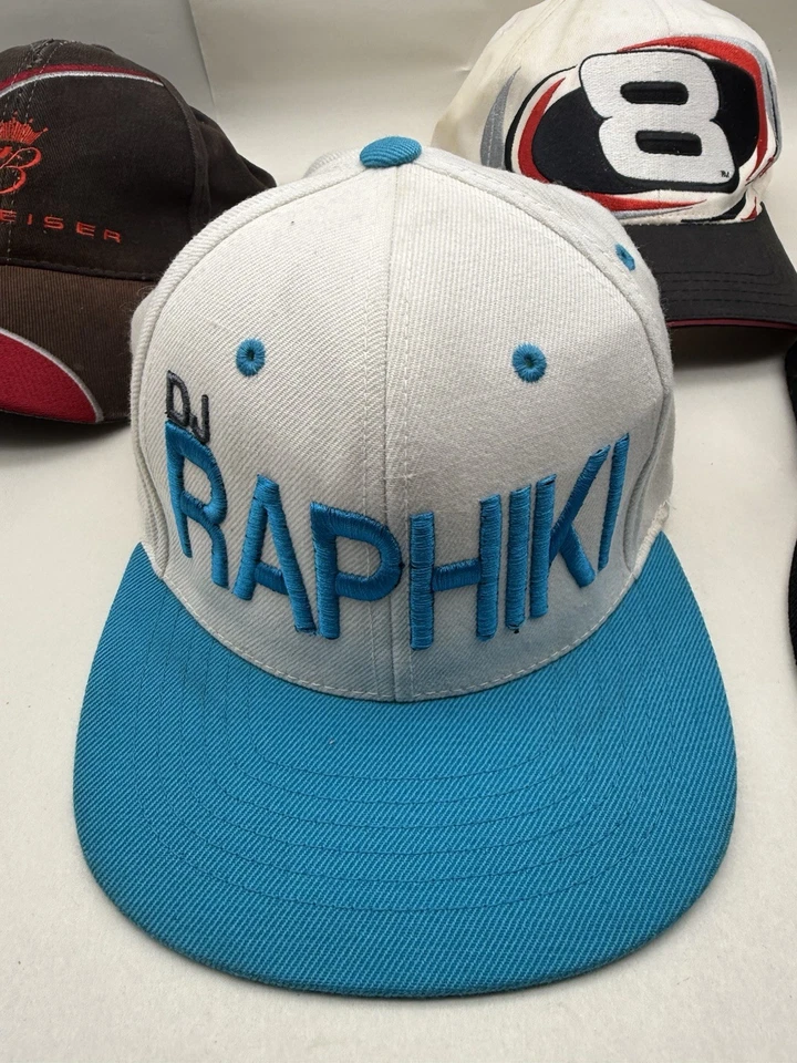 DE COLECCIÓN RACING DALE WONHARDT #3 #8, Budweiser & DJ RAPHIKI SOMBRERO CON DEFECTO *LEER Foto 2 de 4