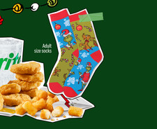 McDonald's Canada The Grinch 2025 Socks NEW SEALED Adult One Size - 2 PAIRS -