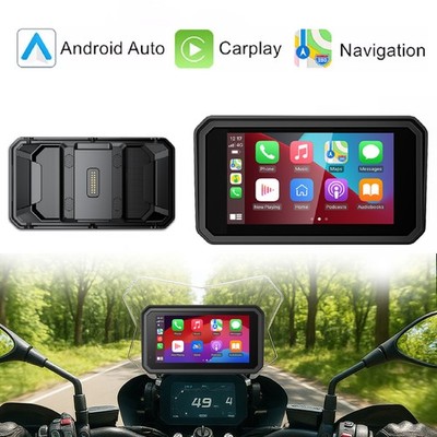 6 Inch Waterproof Touchscreen, Portable Carplay/Android Auto GPS Navi for BMW