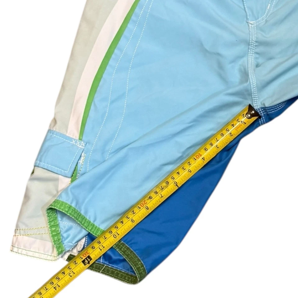 Roxy Quiksilver Vintage 90's Y2K Surf Board Shorts Size 9 - Image 3 of 4