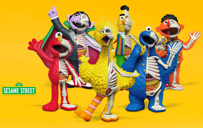 Sesame Street x Freeny's Hidden Dissectibles 10+ XXRAY Dissected