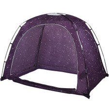 Bed Tent Indoor Privacy Play Tent on Bed with Carry Bag Portable Full/Queen