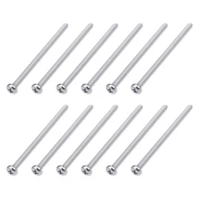 Machine Screws (M4x65mm) 30Pcs, Phillips Cross Pan Bolts 304 Stainless Steel