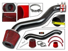 Short Ram Air Intake Kit MATT BLACK + RED Filter for 94-97 Accord /92-96 Prelude