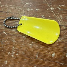 Vtg Tupperware 1225-4 Yellow Shoe Horn w/ Ball Chain Keychain Gadget Shoehorn