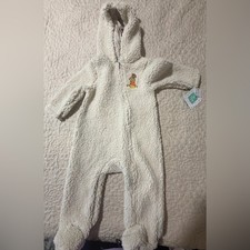 Disney Baby Winnie the Pooh fleece one piece size 18 months new with tags