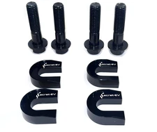 Tesla Model S / X LR PLAID Inner tire wear solution - Black (Design for Lowered)