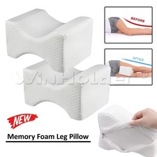 2PCS Knee Leg Pillow For Sleeping Cushion Support Between Legs Rest Memory Foam