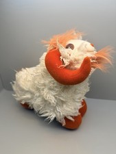 Vintage Applause Wonder Whims Plush Orange White Sheep Ram Stuffed Animal