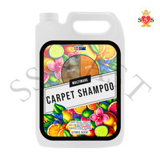 MultiWare Carpet Cleaner Shampoo Citrus 5L | Carpet Shampoo for Machines EACH 3.80 per litre
