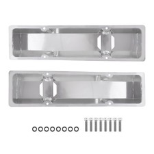 Fabricated Aluminum Valve Covers For Chevy Small Block 283-400 V8 1958-86 Bolt