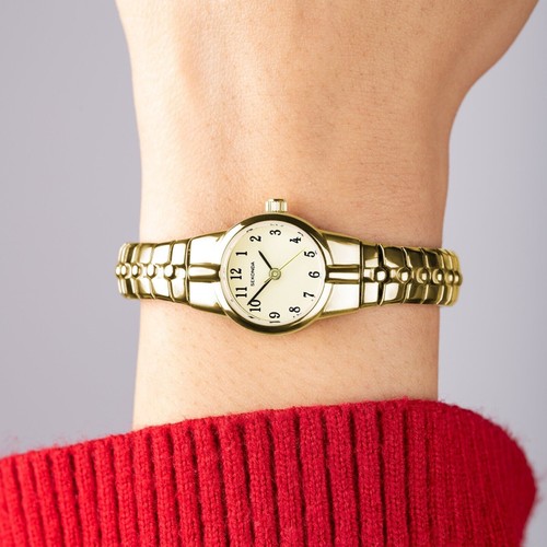 Sekonda Ladies Newton 19mm Gold Watch Expander Bracelet Model 40679 RRP £39.99 - Picture 2 of 11