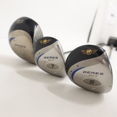 HONMA GOLF BERES MG712 3PCS SET 1W 5W 7W Flex-R 3STAR ARMRQ B49 No Head Cover