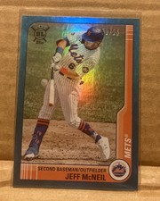 Jeff McNeil 2021 Topps Big League - Veterans & Rookies #98 Blue Foil /25