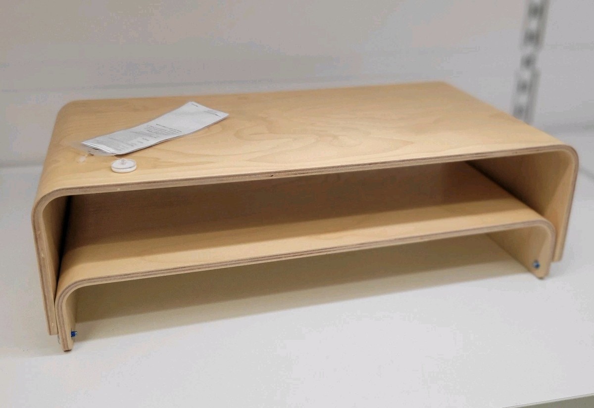 Ikea VATTENKAR Laptop/Monitor Stand Adjustable Birch 20 1/2x10 1/4