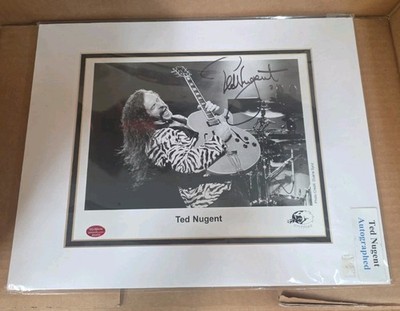 Autographed Ted Nugent Photograph