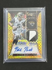 2016 Select Autograph Materials Prizm Gold 22 Blake Bortles Auto Jersey 5/10